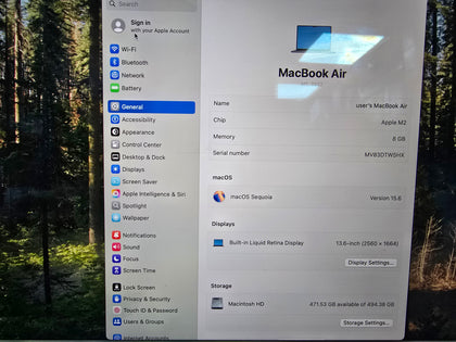 macbook air m2 13