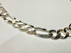 22" Sterling silver figaro chain