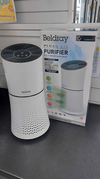 BELDRAY total compact air purifier 3 speed with Carbon filter **BRAND NEW** opened in shop for testing