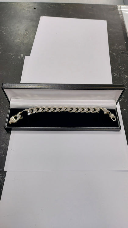 SILVER BRACELET 925, WEIGHT 98G , LENGHT 9INCH