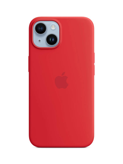 Apple iPhone 14 Silicone Case with Magsafe - (PRODUCT)RED