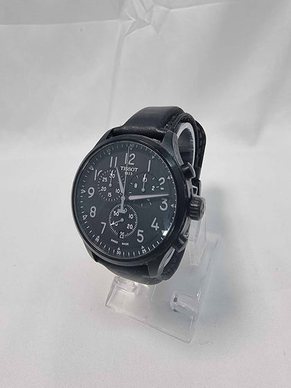 Tissot T-Sport Chrono XL Vintage 45MM Quartz Mens Watch - Black Leather Strap - Unboxed