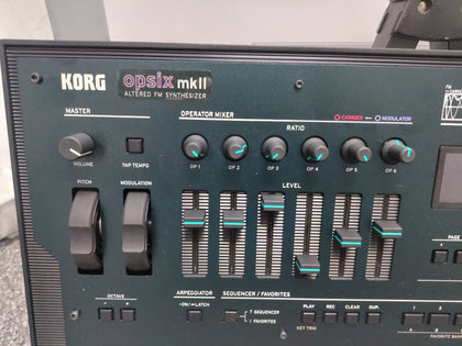 Korg OPSIX MK2 Altered FM Synth, Boxed with Manuals + Wire