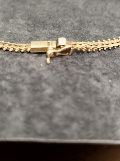 9ct gold tri-colour ladies 7.5