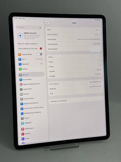 iPad Pro 12.9-inch (6th generation) 128GB Wi-FI BH 92%