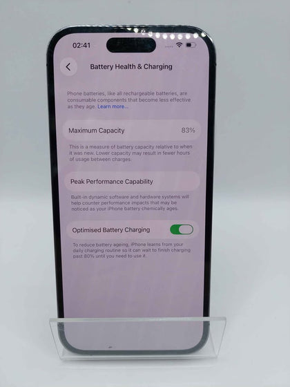 Apple iPhone 14 Pro,256gb , purple , unlocked, unboxed  83% !!! READ DESCRIPTION!!