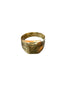 14ct Shield style Signet ring size X