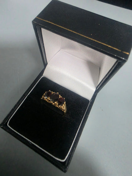9CT Gold Ring 3G 375 HM Size Q