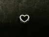 Pandora silver heart charm