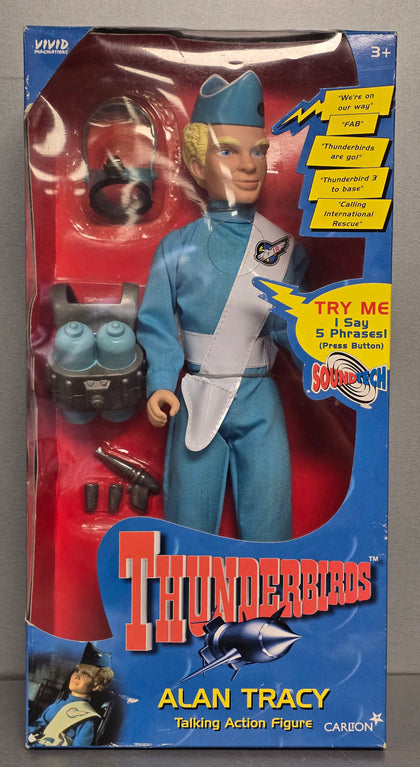 ***Collection Only*** Thunderbirds Alan Tracy Talking Action Figure Vivid Carlton 1999 Boxed