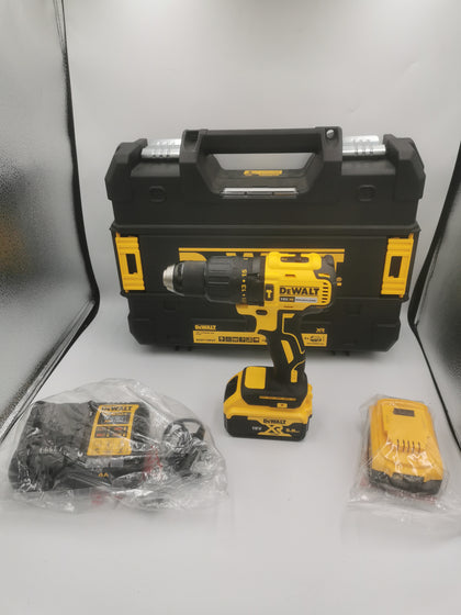 DEWALT DCD778P2T-SFGB 18V XR Brushless Cordless Combi Drill with 2 x 5.0Ah Li-Ion Battery and a charger Boxed