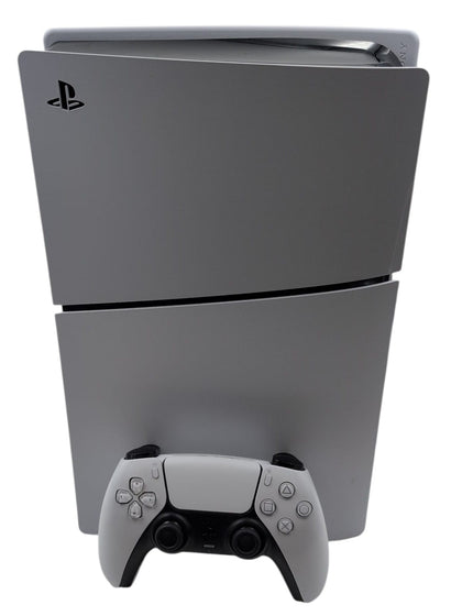 Sony PlayStation 5 Slim Disc Edition 1TB White with PS5 Controller White