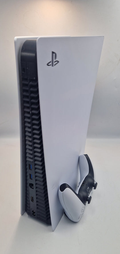 Sony PlayStation 5 (ps5) disc edition 825GB gaming console with 1 x controller and all leads UNBOXED