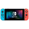 Nintendo Switch V2 (Neon Blue / Neon Red) With Dock, Joycon Grip And Rails And Crash bandicoot