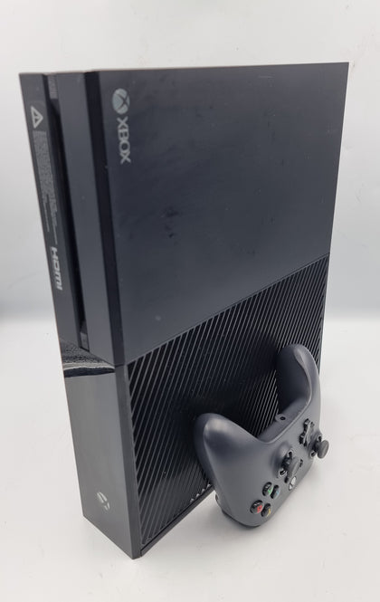 Microsoft Xbox One 500GB black gameing Console with 1 x power A controller and all leads UNBOXED