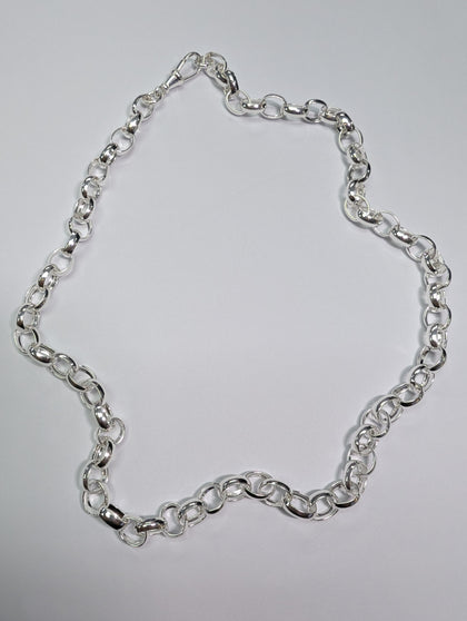 Brand new silver 925 large hoop chain