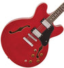 Vintage VSA500 Reissued 12-String Semi-Hollow Electric Guitar, Cherry Red