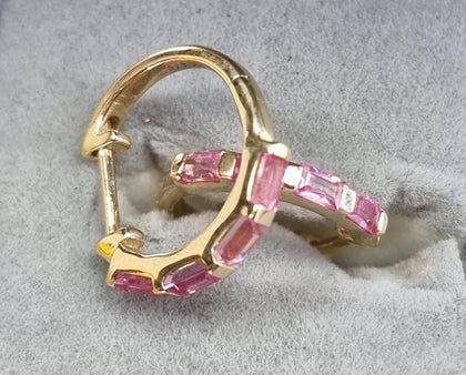 9ct Gold Sapphire Earrings