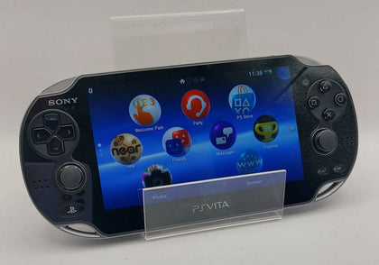 PlayStation vita console black 32GB unboxed with charger and travel case