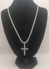 *BRAND NEW* 925 rope style chain with big cross pendant 35.2g 24" boxed