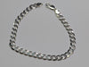 Brand new silver curb bracelet