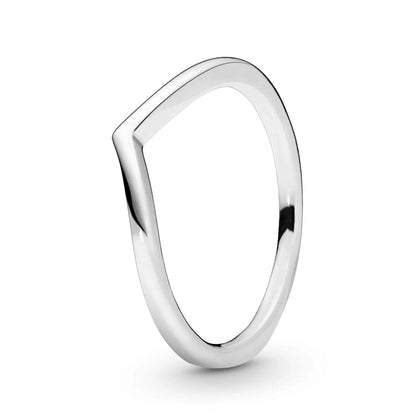 Pandora Polished Wishbone Ring - 52