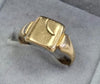 9ct Gold Signet Ring Size "W"