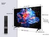 TCL 50V6C-UK 50" 4K Ultra HD, HDR TV, Smart TV Powered by Google TV (Dolby Audio, Voice Control, compatible with Google assistant **Collection Only**