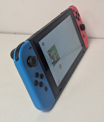 Nintendo Switch Console - Neon Red/Blue & 2 Unboxed Games