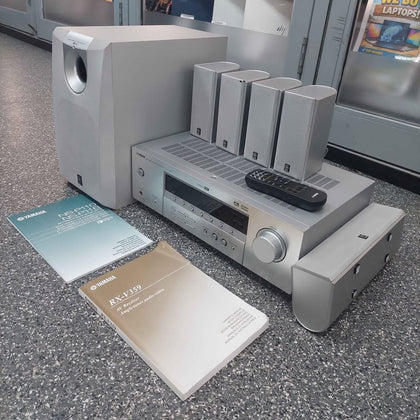 Yamaha RX-V359 AV Receiver, With Speakers, Subwoofer, Remote & Manual, Unboxed