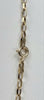 9ct Gold hoop chain 18"