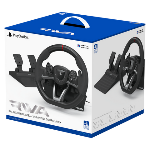 HORI RWA Apex Racing Steering Wheel with Pedals USB for PlayStation PS5 & PS4