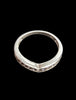 Silver Jeweled Eternity Ring (Size "J") - Boxed