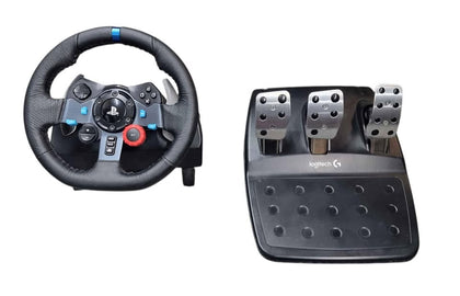 Logitech G29 Driving Force Racing Wheel + Pedals (Includes PSU) Unboxed