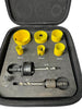 Starrett Kfc06021 Electricians 6pc Fast Cut Holesaw Kit Bi-metal **Collection only**