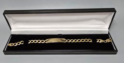 9ct Gold Bracelet 375 15.5G 8'' in Length