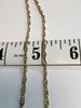 9ct Yellow Gold Double Link Chain - 20" - 5.78G