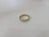 9K Gold Ring with Pattern Design, 375 Hallmarked, 3.79Grams, Size: Q, Box Included