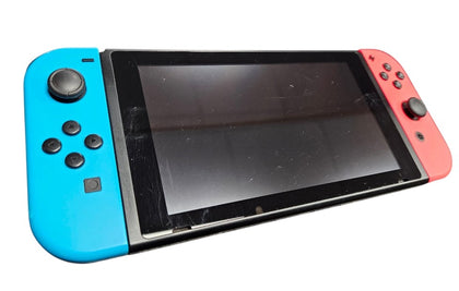 Nintendo Switch Neon Console with Dock and Charger - Unboxed