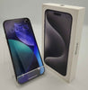 Apple iPhone 15 Pro Max, 256GB, Black Titanium, 84% Battery Health, Unlocked, Boxed