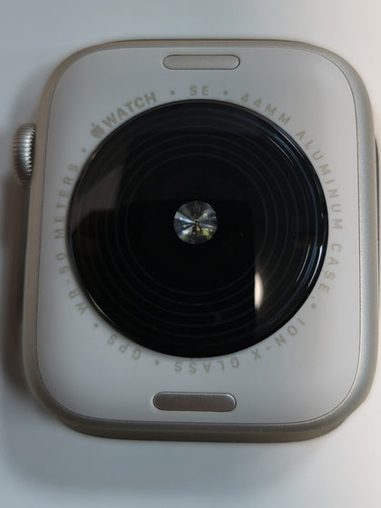 Apple Watch SE 2nd Gen , GPS, Starlight Aluminium, 44mm,with Lake Green Sport Loop