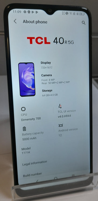 TCL 40R 5G - 64GB - Unlocked.