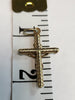 9CT Yellow Gold Crucifix - Approx 1" - 2.1G