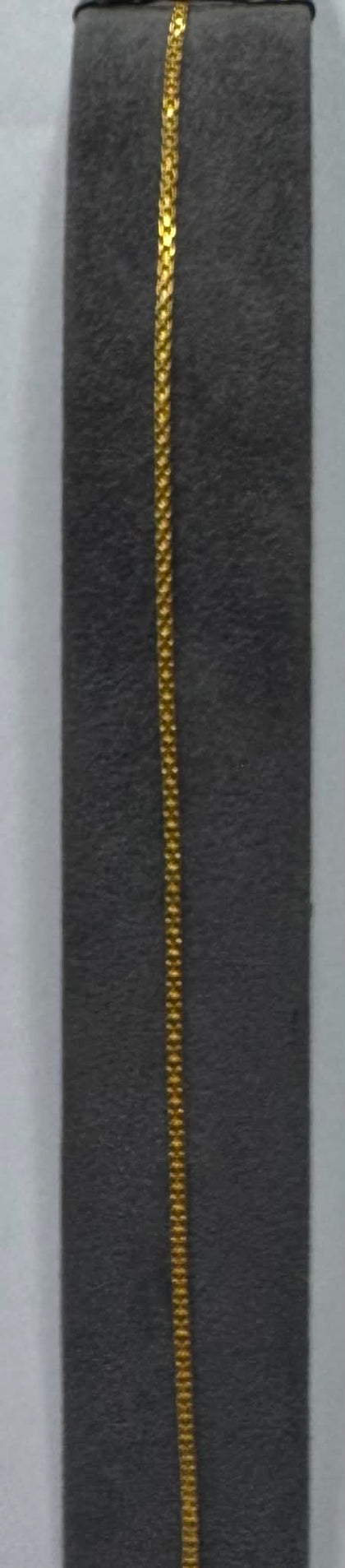 1.8g 22ct Gold Link Bracelet - SIZE: 7.5 inches in length, 1mm in width - **Hallmarked**