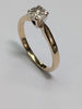 9ct Gold Square Set Diamond Ring