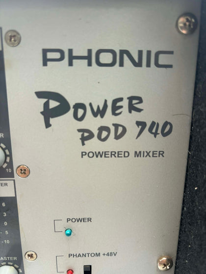 * COLLECTION ONLY* Phonic Powerpod 740 Plus 2X220W 7-Channel Powered Mixer And Effects