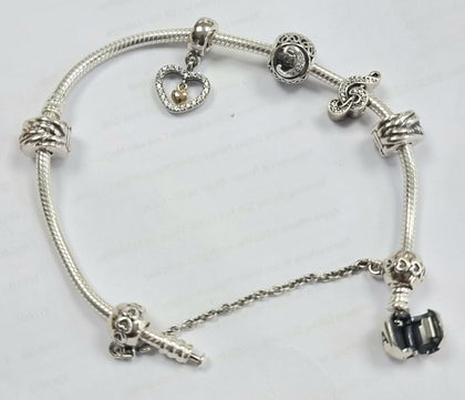 Pandora Bracelet 20cm With Charms