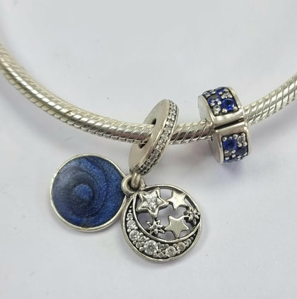 Pandora Bracelet 18cm Moon + Sky Charm