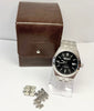 Ingersoll 1892 The Rider Men's Automatic Black Dial Silver Tone Stainless Steel Bracelet Watch