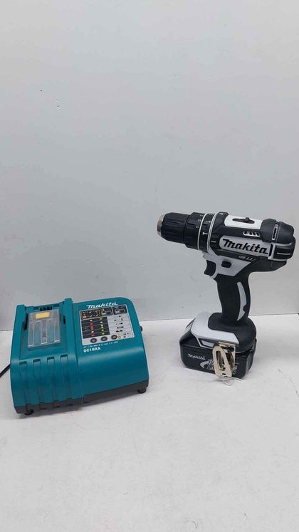 Makita LXT DHP482 18V Cordless Combi Hammer Drill With 3.0ah Battery & Charger